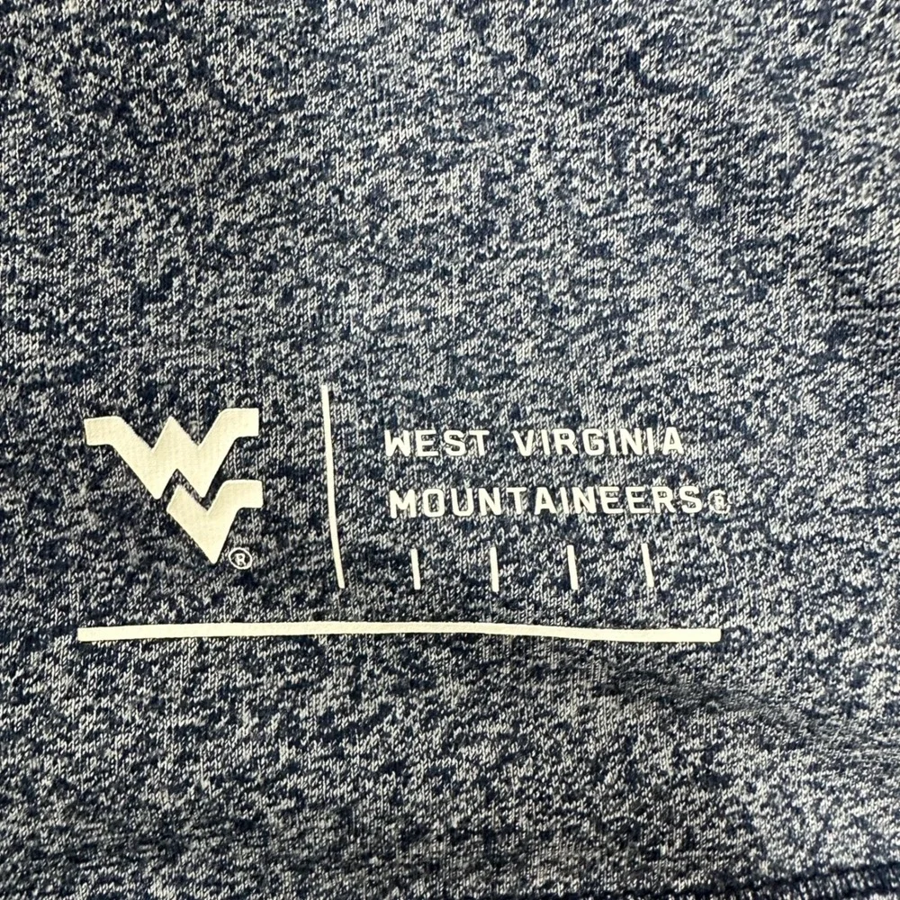 Nike West Virginia Mountaineers Hoodie Shirt Mens Large Blue Heather WVU NCAA